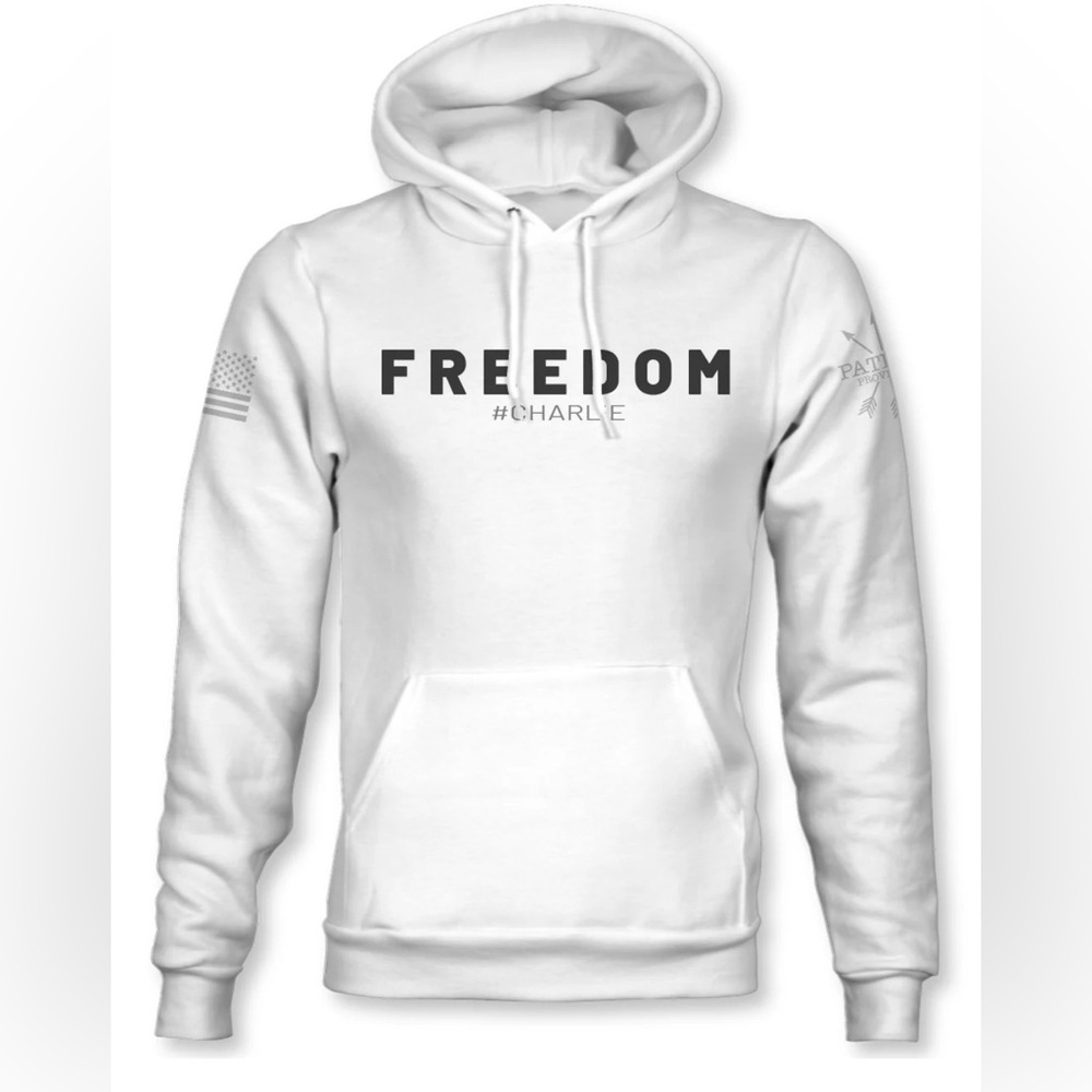 Brand New Patriot Provisions Freedom Hoodie - Charlie Kirk (Medium)